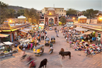 India No. 09 — Market Gate — photograph by Xavier Arnau