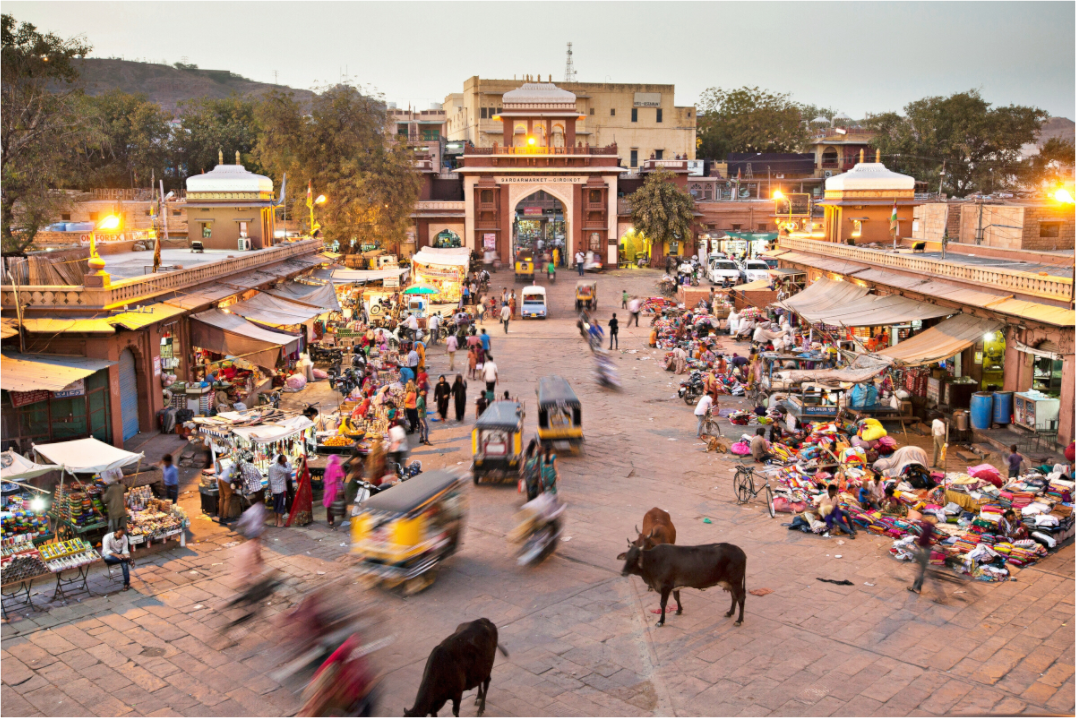 India No. 09 — Market Gate — photograph by Xavier Arnau