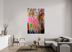 120 x 180 cm, Photo Print On Fuji Crystal DP II India No. 02 — Lotus and Eye