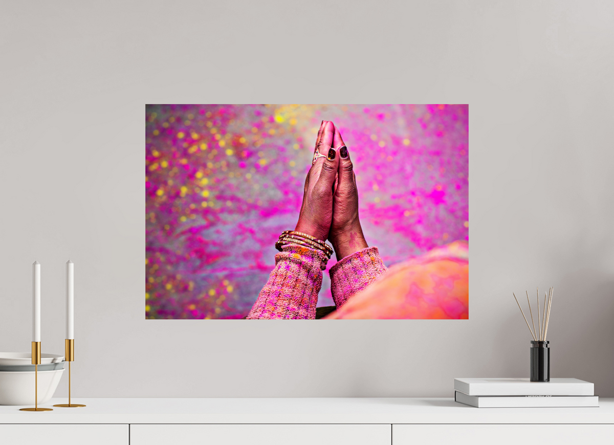 60 x 40 cm, Photo Print On Fuji Crystal DP II India No. 04 — Namaste