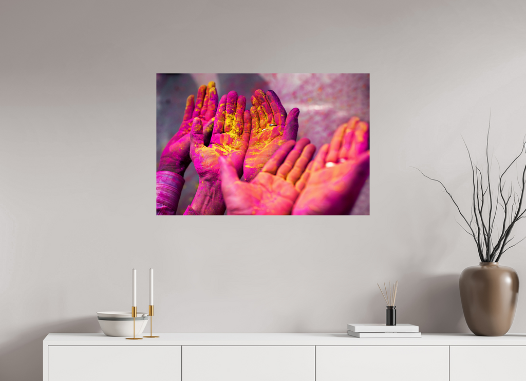 90 x 60 cm, Photo Print On Fuji Crystal DP II India No. 05 — Open Hands