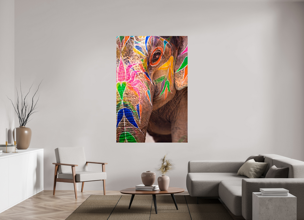 120 x 180 cm, Aluminium Print India No. 01 — Lotus Skin