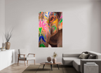 120 x 180 cm, Aluminium Print India No. 01 — Lotus Skin
