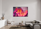 180 x 120 cm, Floater Frame India No. 05 — Open Hands
