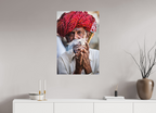 60 x 90 cm, Photo Print On Fuji Crystal DP II India No. 07 — Red Turban