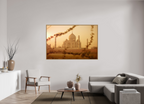 180 x 120 cm, Framed Print, Natural Oak India No. 14 — Beyond the Branches