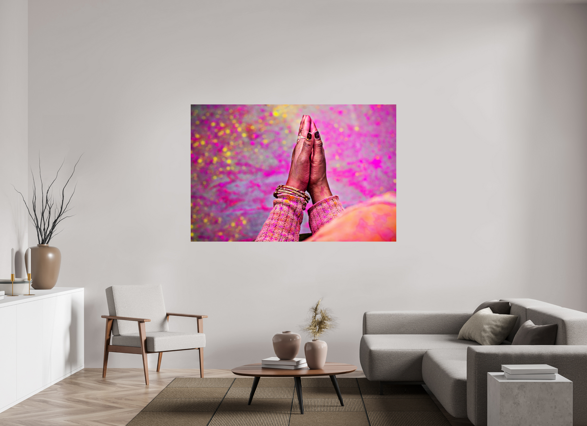 180 x 120 cm, Photo Print On Fuji Crystal DP II India No. 04 — Namaste