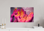 60 x 40 cm, Photo Print On Fuji Crystal DP II India No. 05 — Open Hands