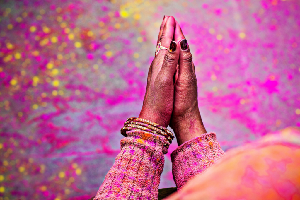 India No. 04 — Namaste — photograph by Xavier Arnau