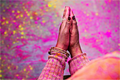 India No. 04 — Namaste — photograph by Xavier Arnau