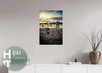 Television Project No. 01 — Burial — 50 × 75 cm print on a wall, with the IPA Honorable Mention 2013 badge